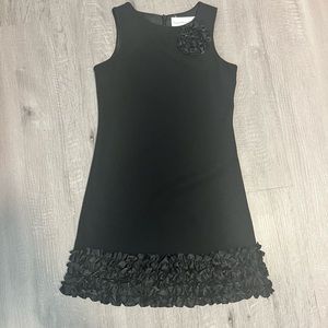 Sweet Heart Rose Girls Black Formal Party Dress